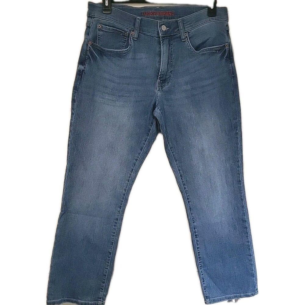 Lucky Brand Men's 223 Straight Leg Stretch Denim Jeans | Light Blue | 32W x 29L